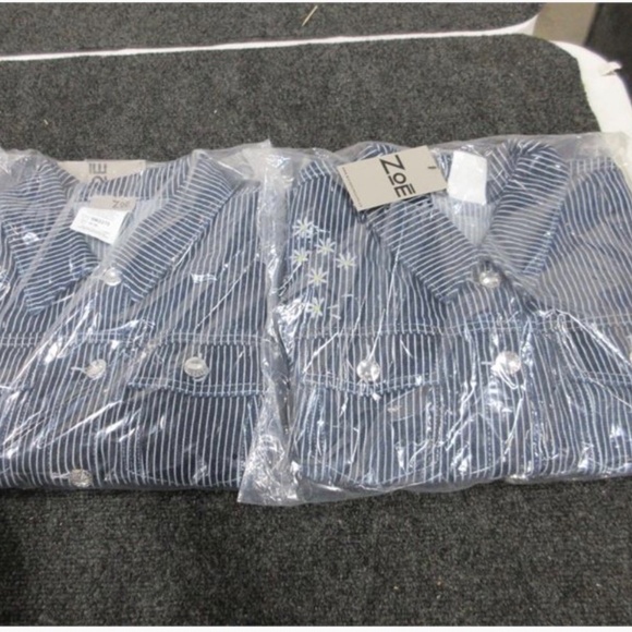 Zoe Spandex Jean Jacket by Michael Phillips - Picture 3 of 5